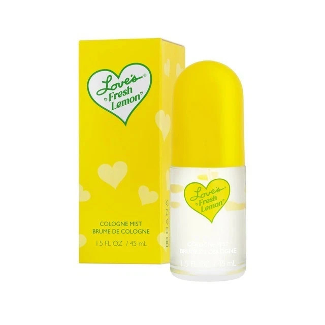 Love's Fresh Lemon by Dana Cologne Mist 1.5 oz For Women Citrus Fruity Fragrance