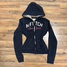 Vintage Y2K cut and sew and chain stitched Abercrombie fitch zipup jacket medium