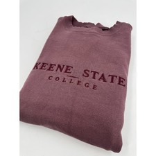 Vintage J&M Sportswear Keene State Sweatshirt Adult Size Large Made In USA Y2K