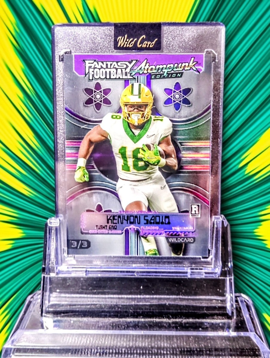 2026 Wild Card Atom Punk - Kenyon Sadiq - Red Shimmer Foil - 2/4