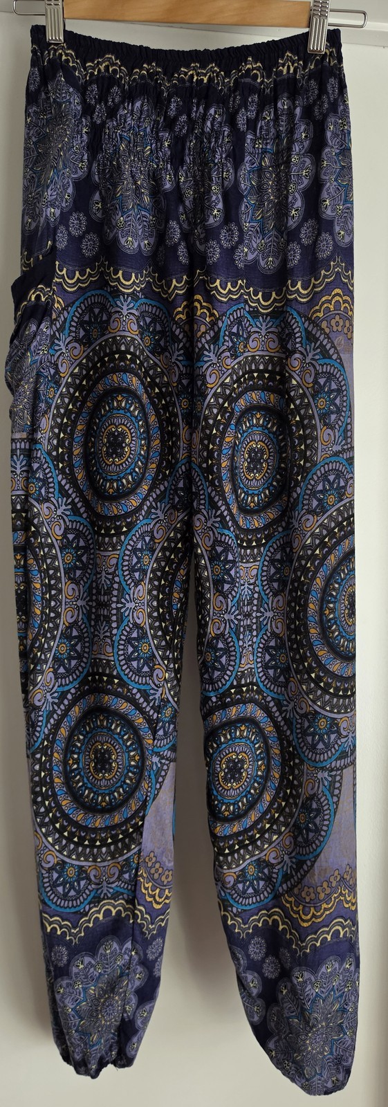 Joop Joop Pants S Boho Mandala Purple Blue Yellow Black Casual Joggers
