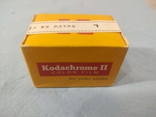 vintage kodachrome II K135-20 Unopened Box 1974 Hebrew Purchasing Tax Department