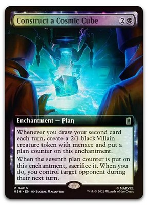 Construct a Cosmic Cube (Extended Art) #406 (Foil) NM Marvel Super Heroes