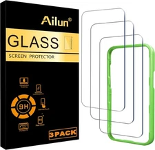 Ailun 3 Pack Screen Protector for iPhone 16 Pro [6.3 inch] with Installation... 
