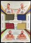 Stephen Curry/LeBron James/Irving/Thompson 2024-25 Immaculat Quad Mem GU 06/99