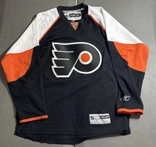 Philadelphia Flyers NHL Hockey CCM Reebok Black Jersey Size L / Large