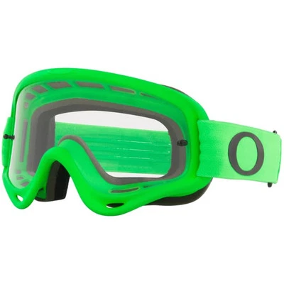 Oakley O Frame MX Goggles - Moto Green/Clear Lens