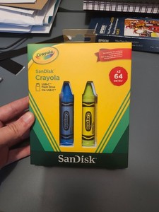 SanDisk Crayola USB-C Flash Drive 2-Pk