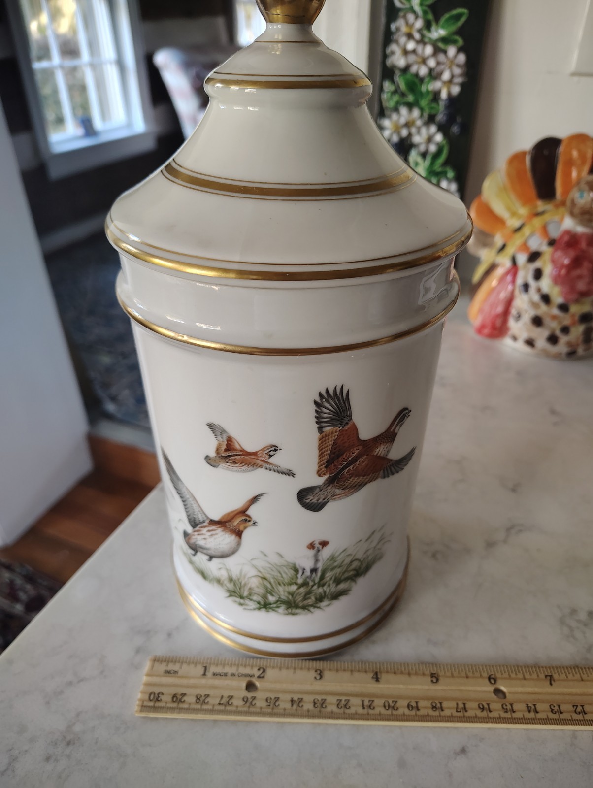 Hunt Scene quail , pheasant , hunting dog 