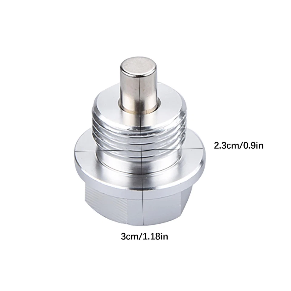 Aluminum&Magnetite Magnetic Oil Drain Plug Bolt Screw Fittings For BMW 118 r - Image 2 of 4