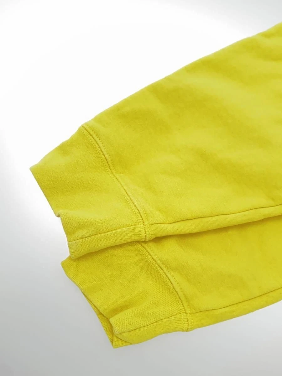 Felpa Supreme con cappuccio M cotone giallo tinta unita riscaldante usata