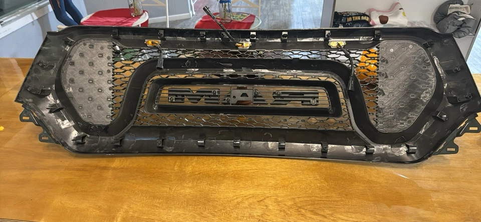 Rebel Style Grill For 2019 2020 2021 Dodge Ram 1500 Front Grille with Light - Image 2 of 2