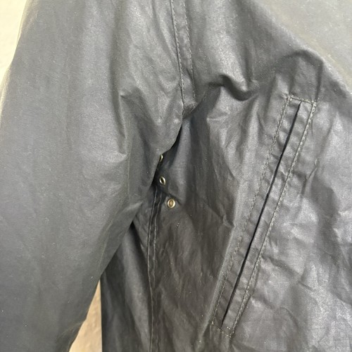 Barbour Camber Dry Wax Waterproof Black Jacket Men's Size Large Breathable - Picture 9 of 15