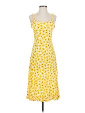 Faithfull the Brand Women Yellow Casual Dress 4