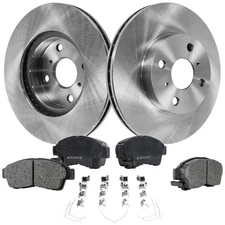 Front Brake Disc Rotors and Pads Kit For Toyota Corolla 1993 1994 1995 1996 1997