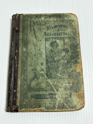 1879 Rays Elementary Arithmetic Mental Writing Exercises Beginners Book HC
