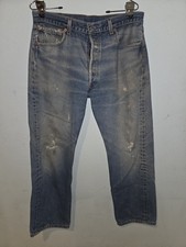Vintage Levis 80s Made In Usa 34x30 Distressed