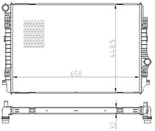 NRF 550081 Kühler, Motorkühlung für AUDI,S...