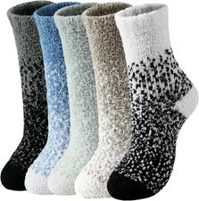 Fuzzy Socks for Women, Fuzzy Socks Cozy Slipper Sock for Women, Women'S Winter U