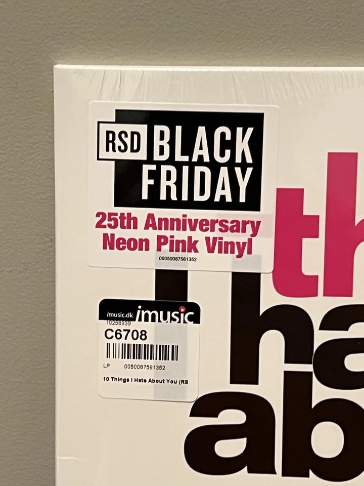 10 Things I Hate About You (RSD Neon Pink VInyl) Black Friday 2024 Edition - Image 2 of 4