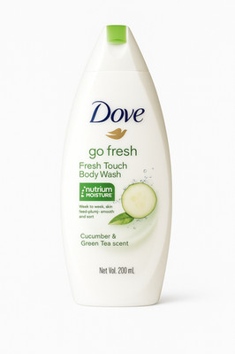 Dove Gentle Skin Cleanser Body Wash Go Fresh Touch Gurke & Grüner Tee 200ml