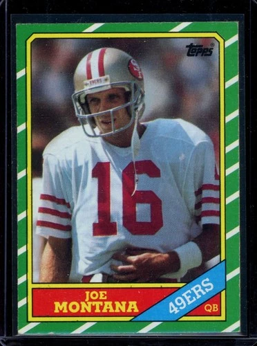 1986 Topps #156 Joe Montana San Francisco 49ers
