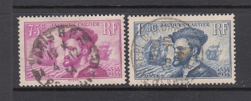 France #296-297 navigators SET issue (USED) Nice cv$6.50
