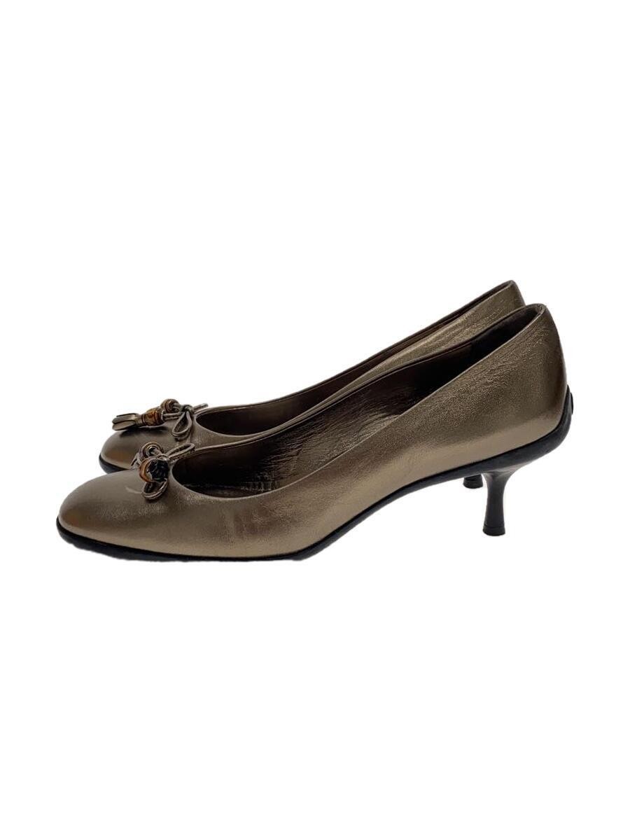 Gucci Pumps/36/Gld/Leather/241474