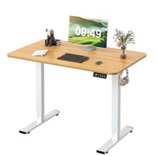 Electric Height Adjustable Standing Desk Large 40 x 24 Inches Sit Stand up Desk