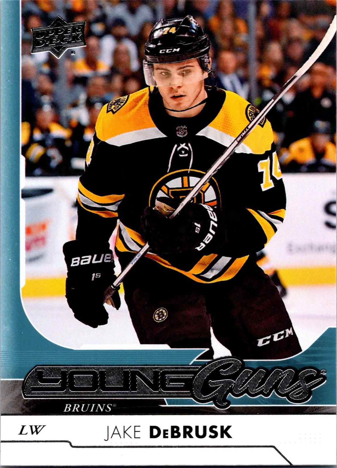 2017-18 Upper Deck Young Guns Jake DeBrusk #212 Rookie RC
