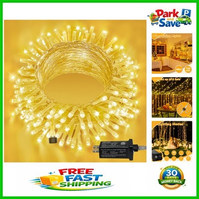 Versatile 40FT 120 LED Fairy Lights - Waterproof, 8 Modes for Indoor/Outdoor