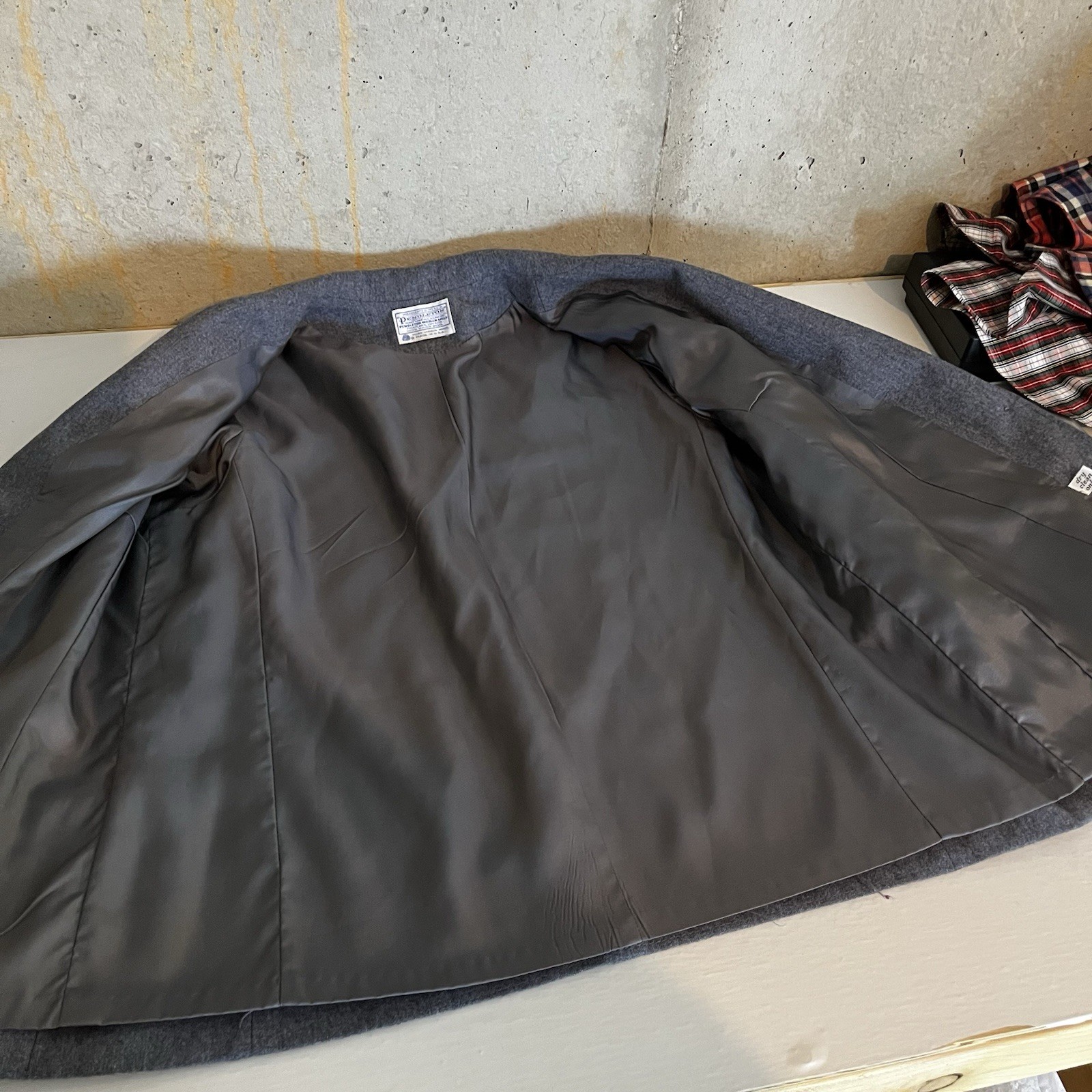 Vintage Pendleton Gray Pure Wool Large Blazer Jac… - image 8