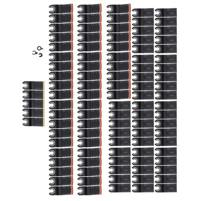 Quick Release Professional Wood Metal Oscillating Multitool Saw Blades 105 Pack