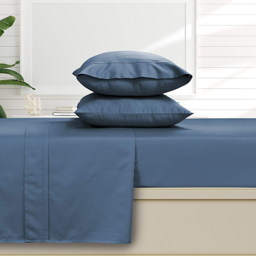 500 Thread Count Egyptian Cotton 6-Piece Queen Sheet Set Deep Pockets Soft Satee