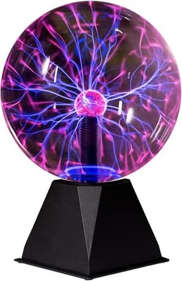 8 Inch Plasma Ball, Plasma Lamp/Light, Plasma Electric Nebula Lightening Ball, T