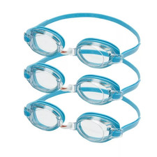 Speedo Kids' Goggles 3-Pack - Blue/Clear