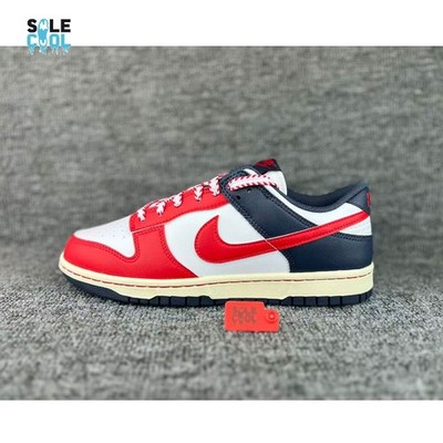Nike Dunk Low Retro White/university Red-thunder Men's Shoes  IM2222-100