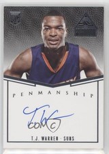 2014-15 Panini Paramount Penmanship Rookies 5/99 TJ Warren #PR-TJ Auto nd3