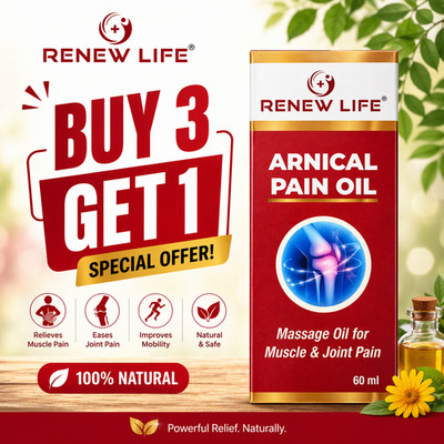 Herbal Pain Relief Oil UK | Natürliche Gelenk- und Muskelunterstützung 60 ml