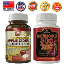 Apple Cider Vinegar 1500mg Weight Loss Supplements Thermogenic Fat Burner Pills
