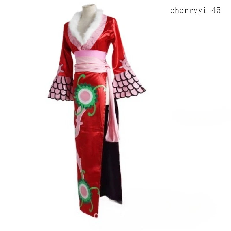 Mujeres Una Pieza Boa Hancock Qipao Vestido Juegos con disfraces Disfraz Halloween Fiesta Cómic Foto 2 de 4