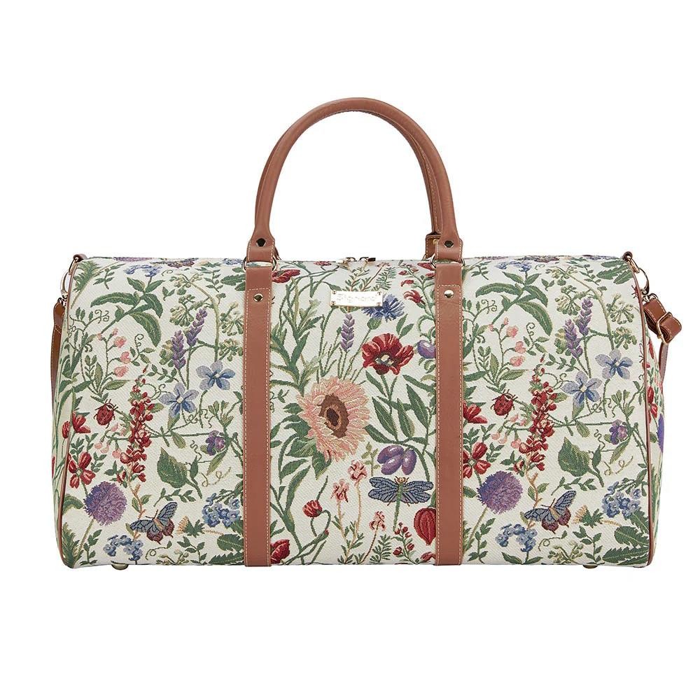 Holdall Travel Bag Weekend Overnight Gym Signare Tapestry Morning Garden Floral