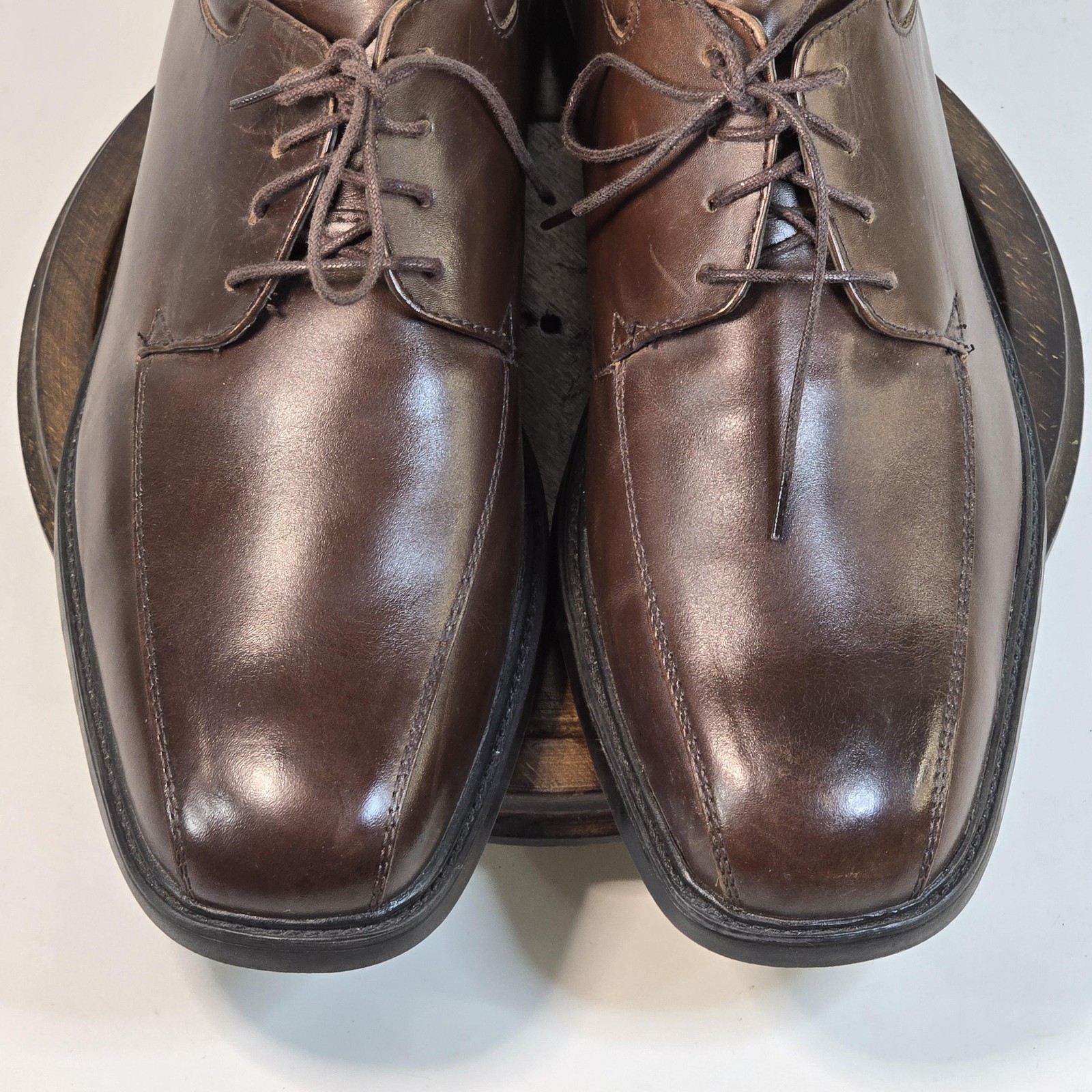 SAOLA Scarpe uomo pelle Bush Nunn taglia 11 comode Oxford eleganti lavoro classiche 83364 200
