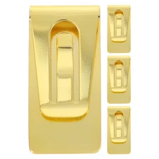 4 Pcs Money Clips for Cash Stainless Steel Men's Slim Business Card