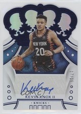 2019-20 Panini Crown Royale Crown Auto Blue 17/25 Kevin Knox II #CA-KNX Auto 8k4
