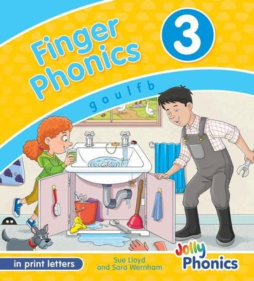 Finger Phonics Book 3 ~ Sara Wernham ~  9781844146611