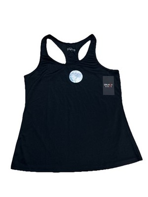 Women s Train Running Galaxy By Harvic Workout Tank Top Mesh Active Black Size L