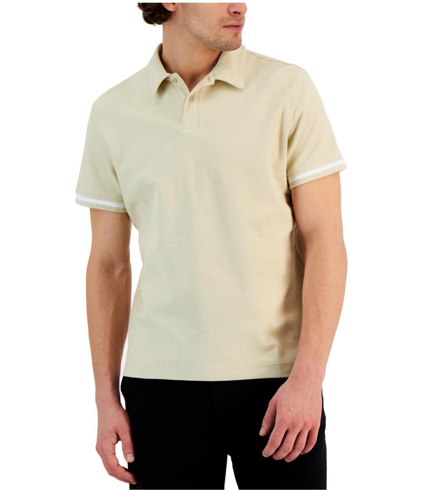 Alfani Mens Textured Mesh Polo Shirt 4390₽