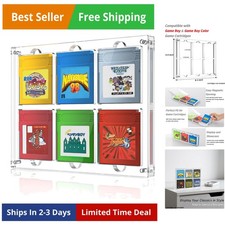 Video Game Cartridges Display Case,Compatible with Gameboy Advance Card Holde...