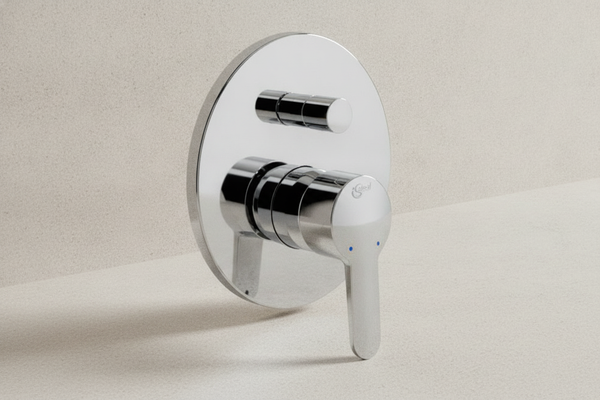 Ideal Standard Badearmatur Up Connect Blue, Bausatz 2, Chrom A5837AA-image
